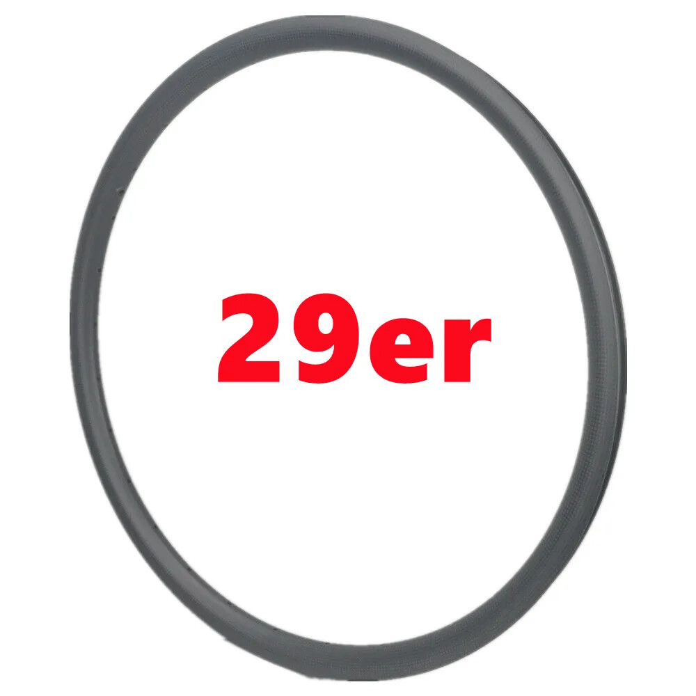 28 Holes XC MTB Bicycle 29er 30*24mm Carbon Rim Super Light Asymmetric Hookless