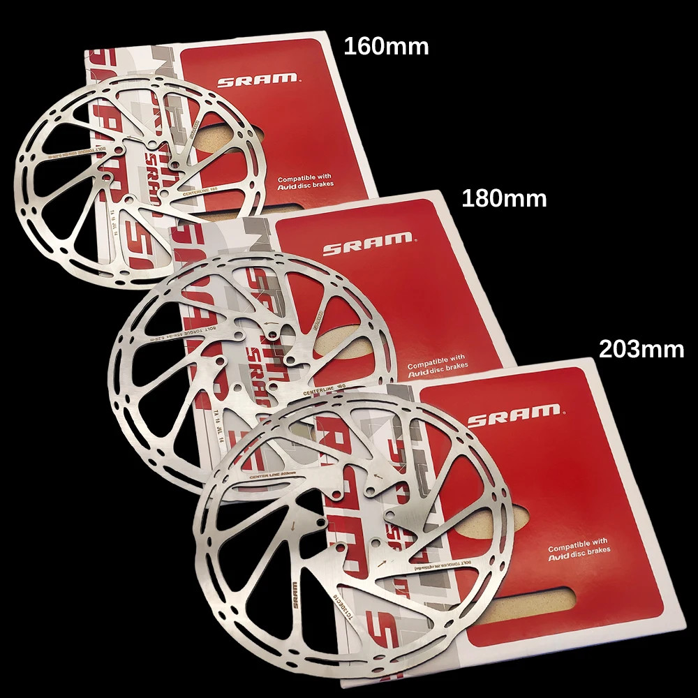 Bike Hydraulic Disc Brake Rotor 160 180 203mm with Bolts MTB Road Scooter