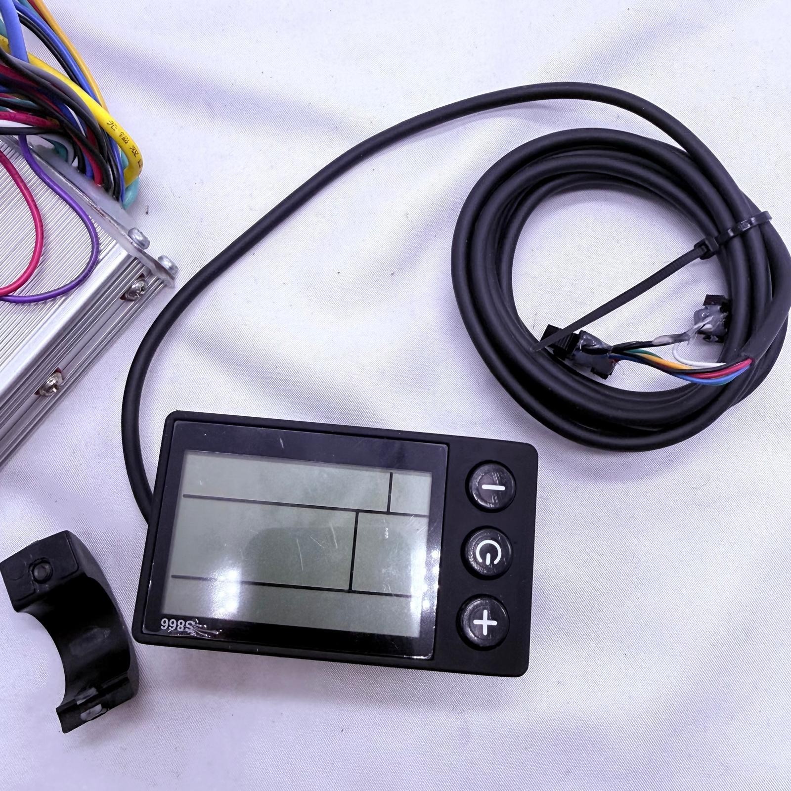 36-48V Brushless 15A Controller LCD-S866 Display Panel Kit for E-Bike Scooter