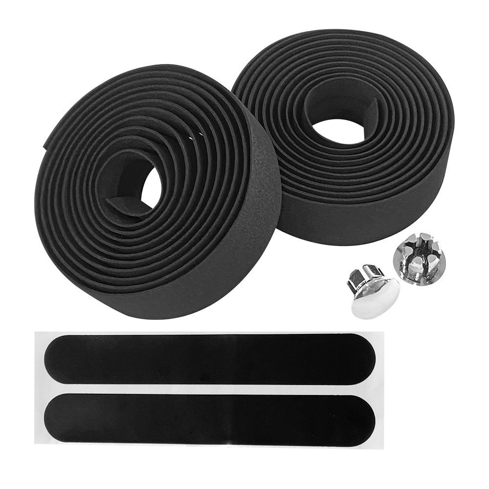 2Pcs Ebike Bike Bicycle Self-Adhesive EVA Anti Slip Handlebar Tape Bar Grip Wrap