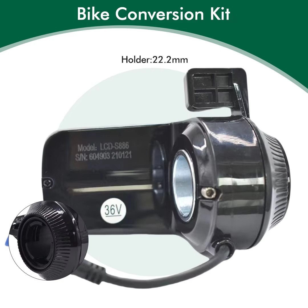UART 2 S886 Electric Bike LCD Display Dashboard Meter E Scooter Panel UART 2