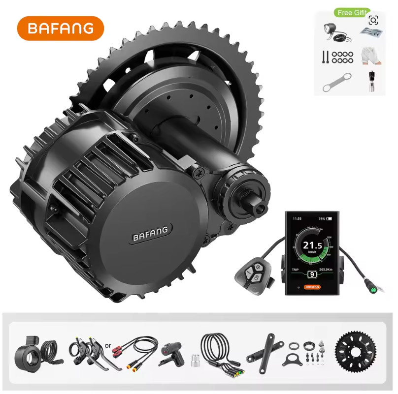 Bafang BBS03 BBSHD UART 48V 52V 1000W Mid Drive Motor Ebike Conversion Kits