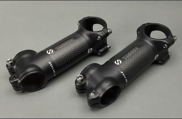 Aluminum Carbon 6/17° MTB Road Bike handlebar Stems Bicycle bar Stem 31.8*60-120
