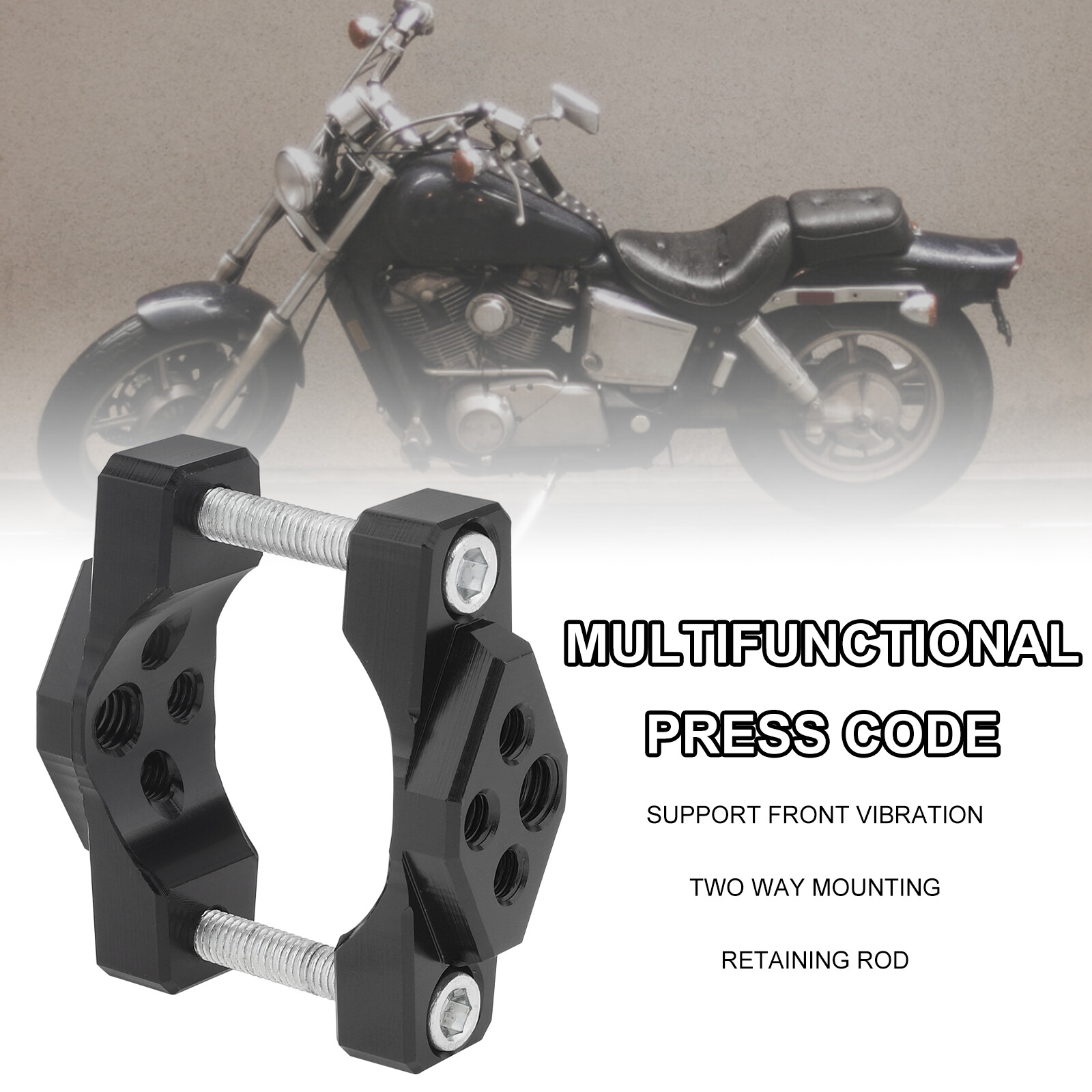 1PC 17-42mm Multifunction CNC Aluminum Alloy Modification Bracket for Motor US