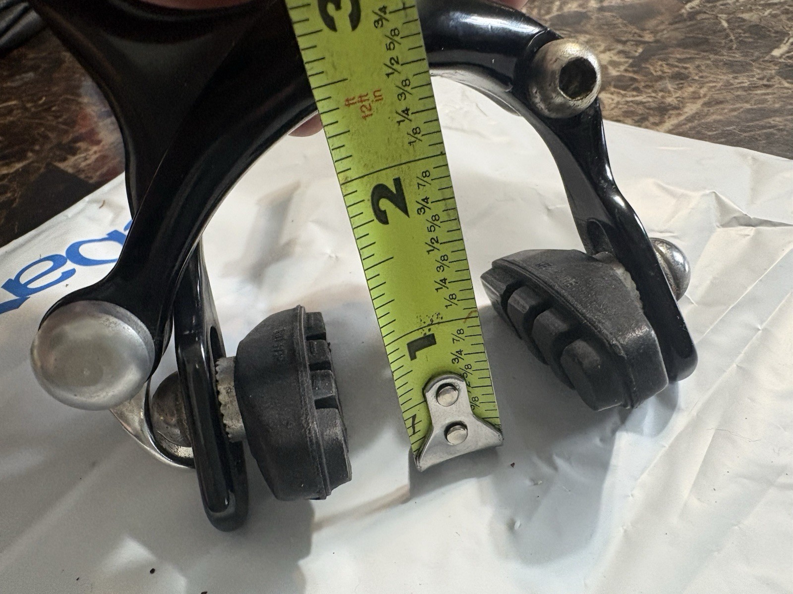 Dual Pivot Road Bike Caliper front Brake Black Alloy Sidepull A03G SIDE PULL
