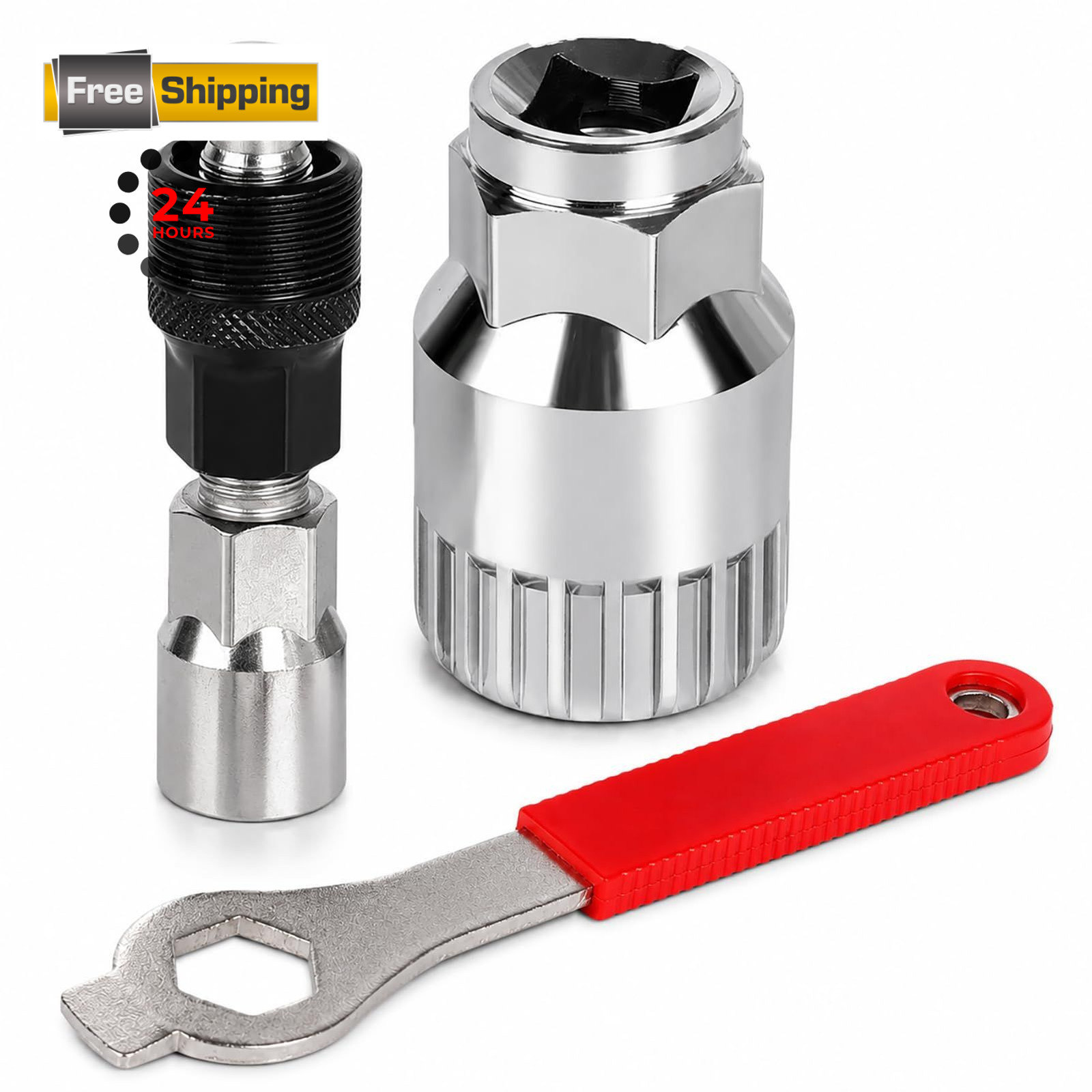 Bike Crank Puller Tool, Bicycle with Bottom Bracket General, sliver