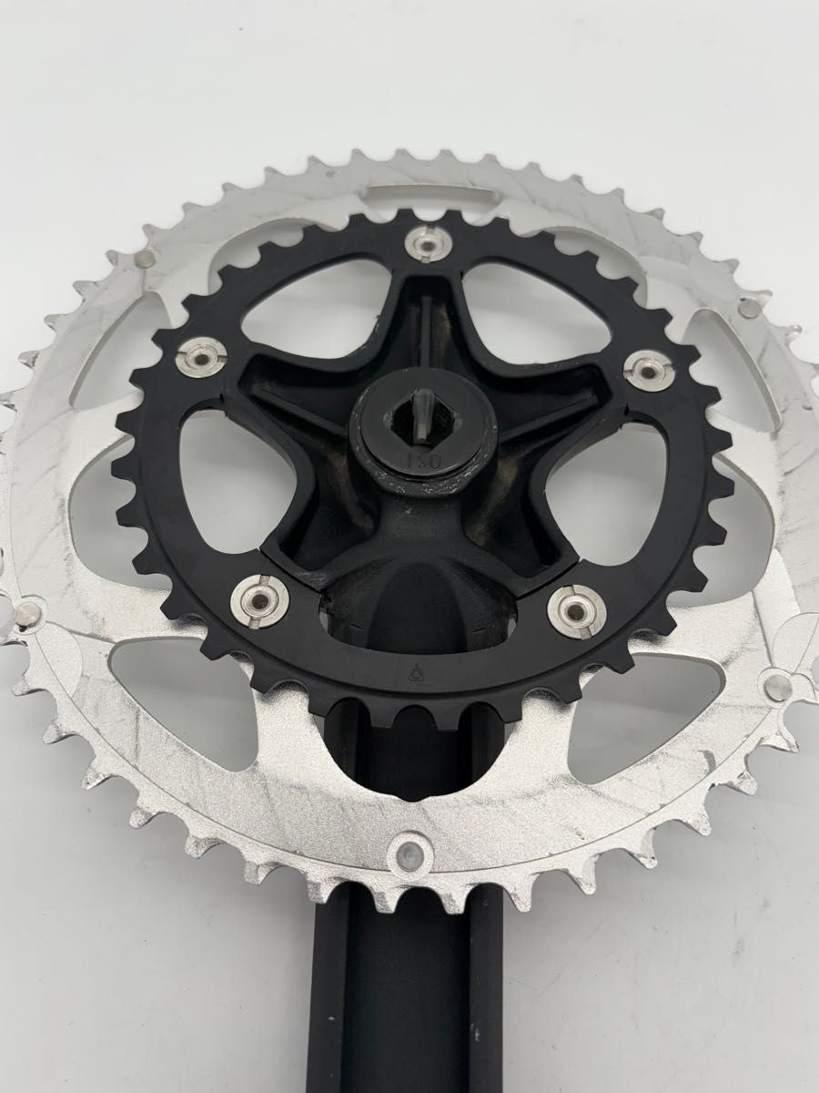 PINARELLO Crankset 170mm 50/34T 110mm BCD Compact Road Bike Black Vintage