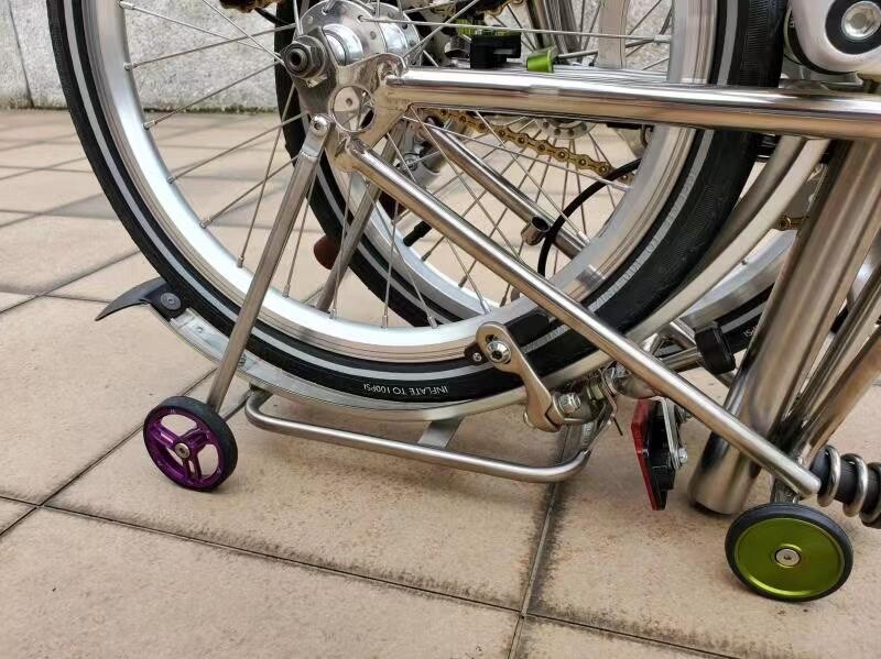 H&H/ Titanium alloy folding rear rack for Brompton