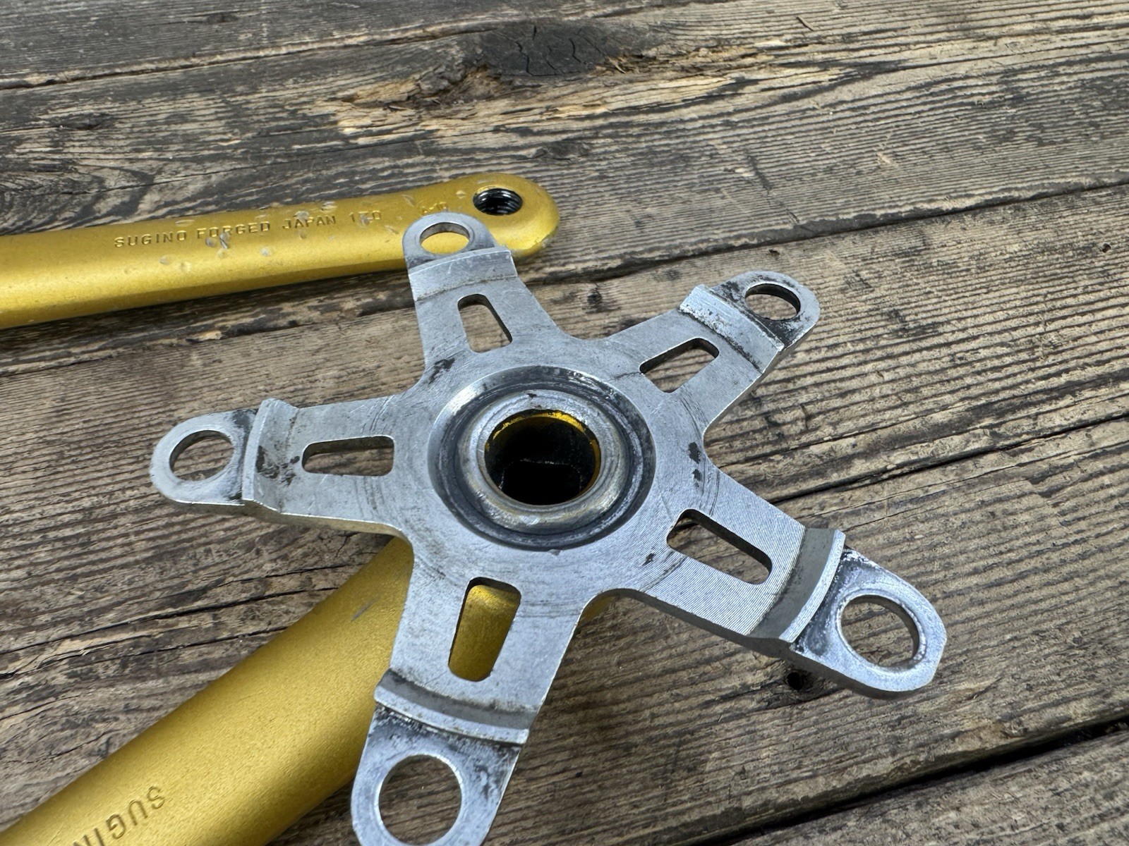 Sugino Maxy Cross 170 Crank Arms 110 Bmx Gold