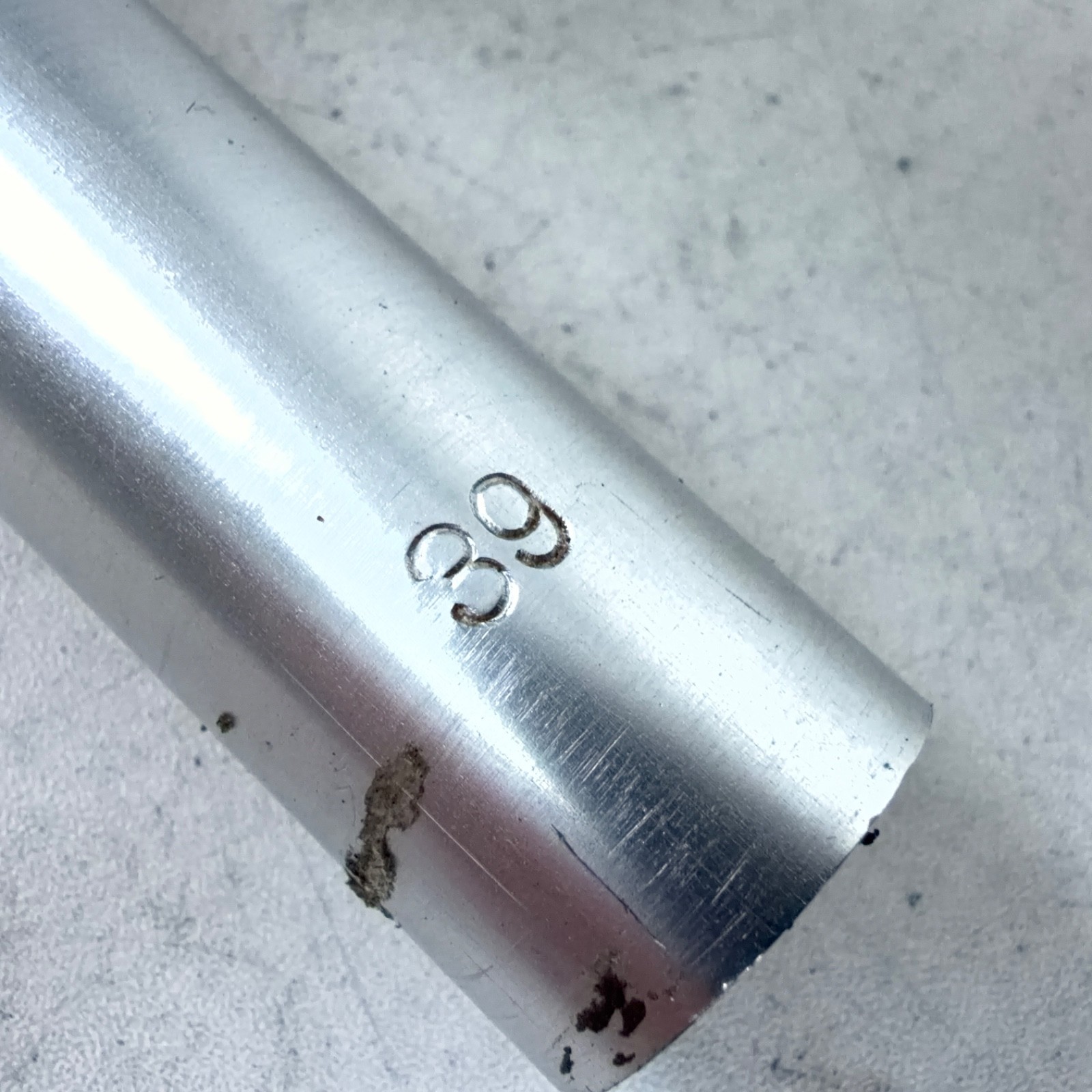 Vintage Nitto Olympiade 114 Drop Handlebar Ø25.4 mm/390mm Alloy Silver Japan