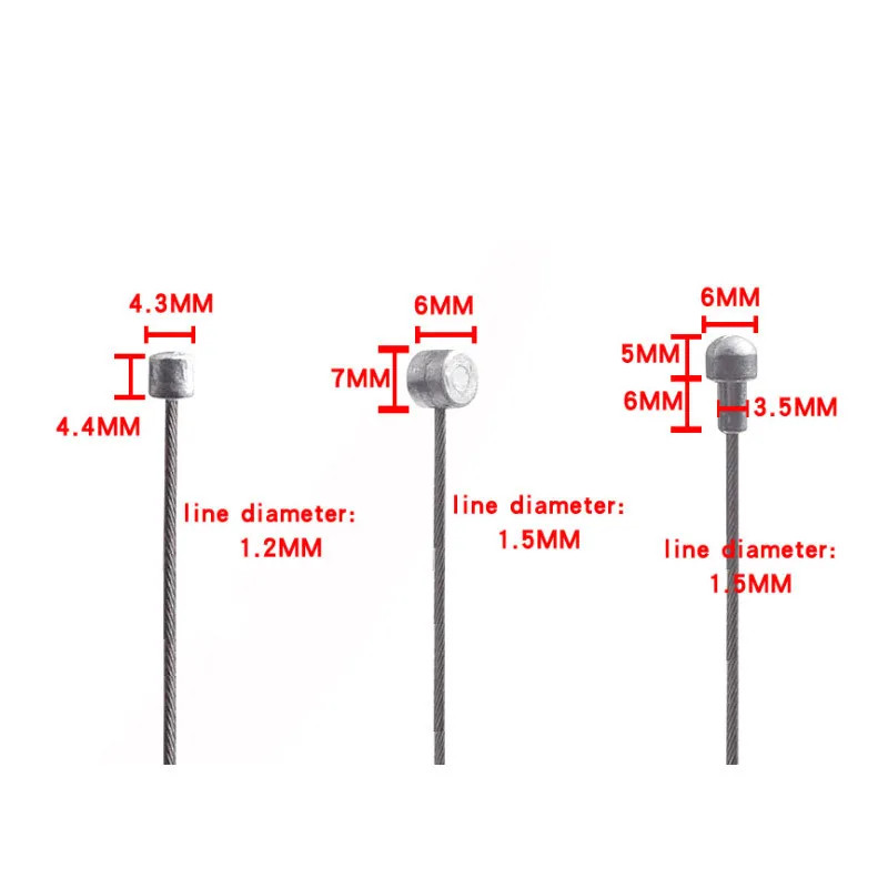 10PCS Bike Brake Gear Shifter Inner Cable Set MTB Road Bicycle Wire Kit