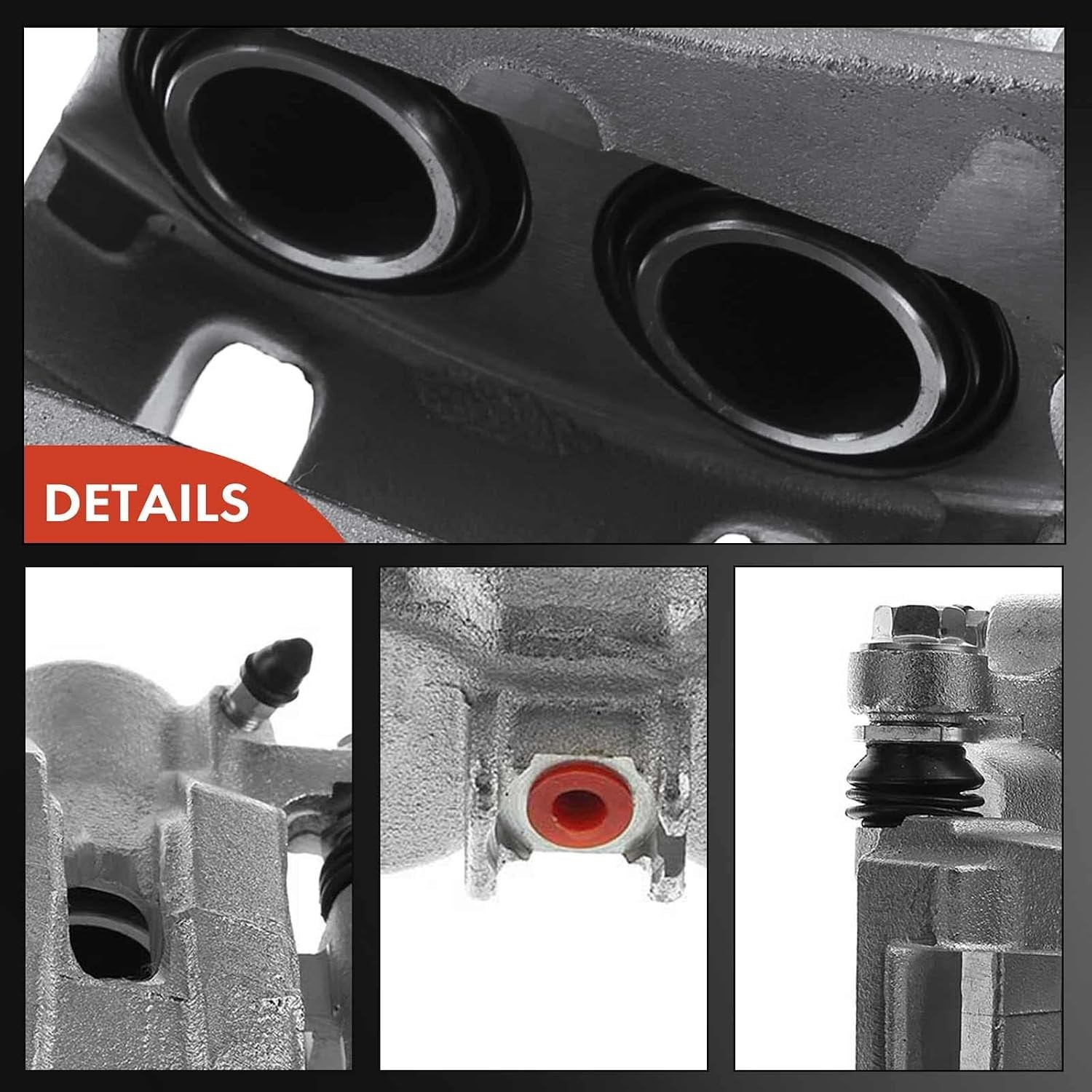 Disc Brake Caliper Assembly with Bracket Compatible with Acura and Honda Models