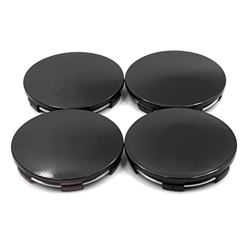 65mm (2.56in) / 62mm (2.44in) Wheel Hub Center OD: 2.56 in, ID: 2.44 in Black
