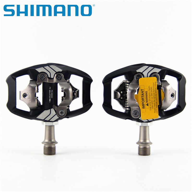 Shimano Deore XT PD-M8020 SPD MTB Trail Pedals Clipless w/ SM-SH51 PD-M8120