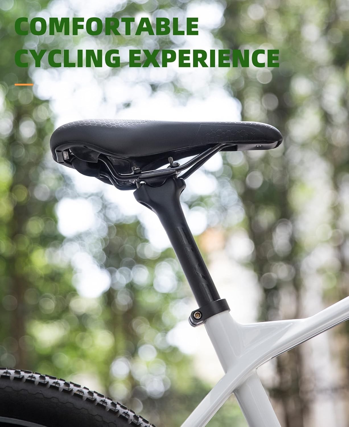 ROCKBROS Memory Foam Bike Seat Bicycle Saddle Padded Comfortable Soft Cushion