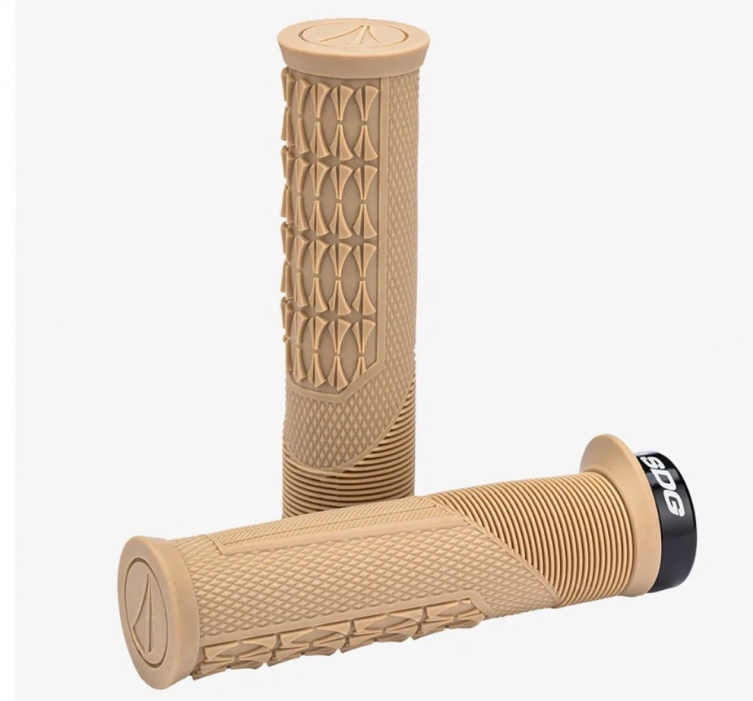 SDG Locked On Comfort Open Core Thrice Grips – MTB Lock-on Grip Multiple colors