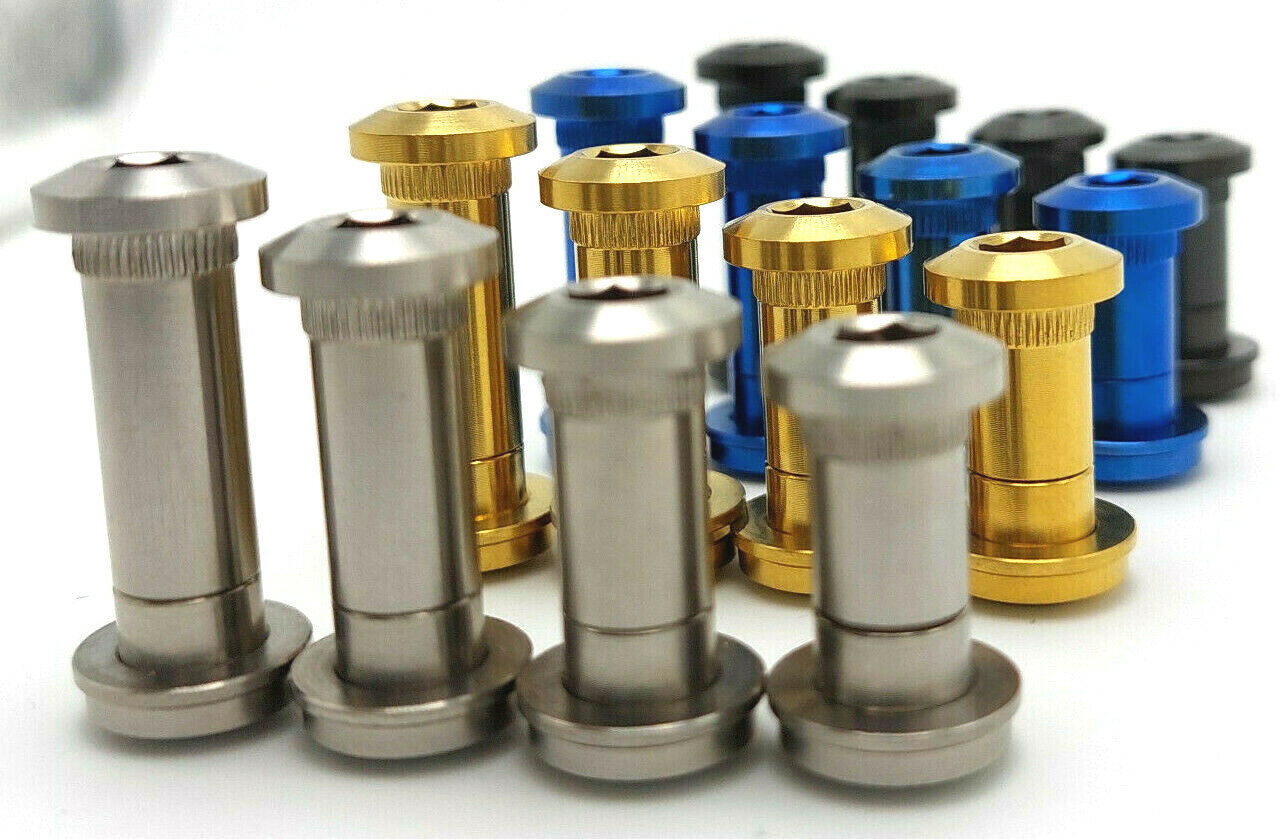 Campagnolo Seatpost Bolt in Titanium 43% lighter! 4 Colors and length on choice!
