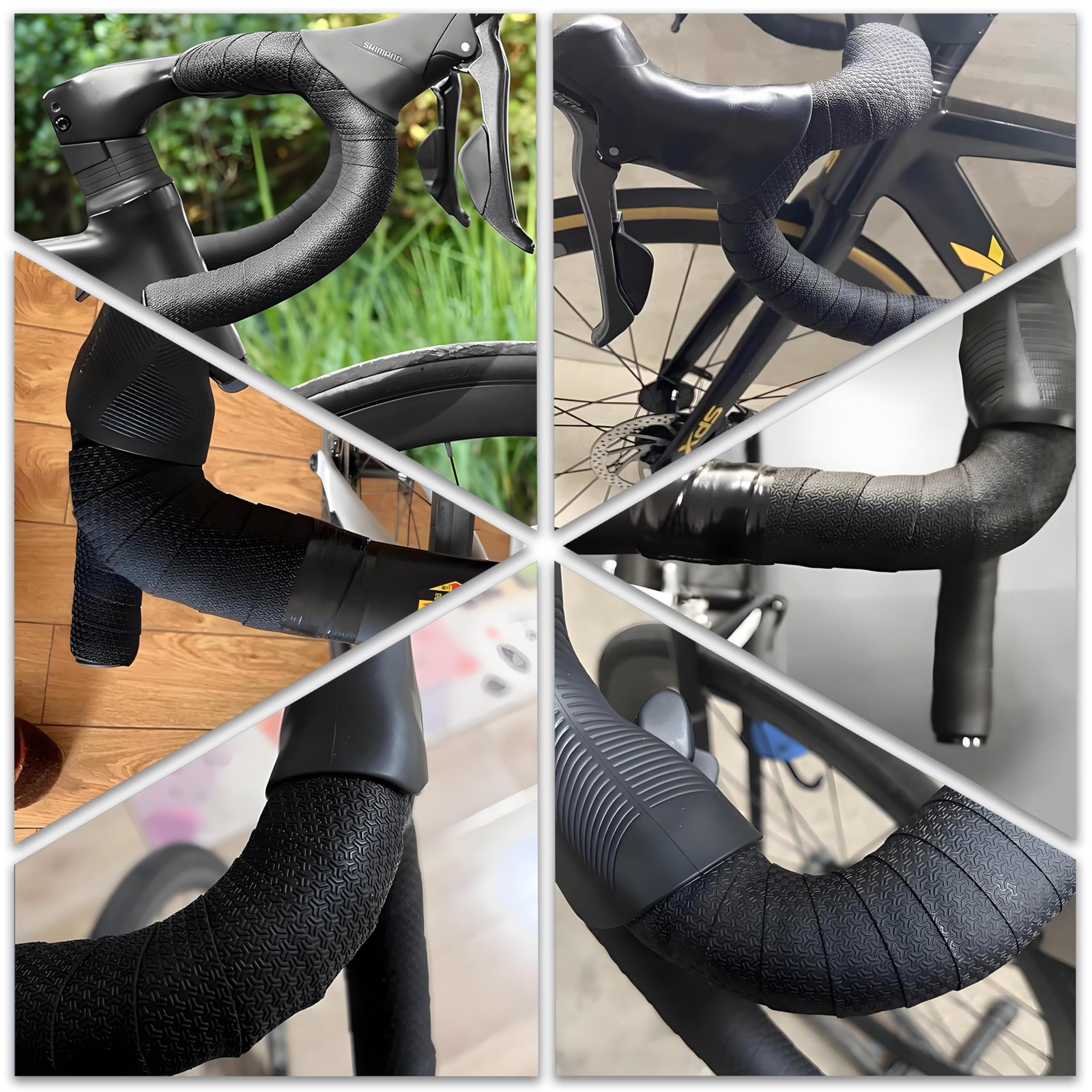 Bike Handlebar Tape PU Road Bicycle Tape – High Stain Resistance Cycling Hand…