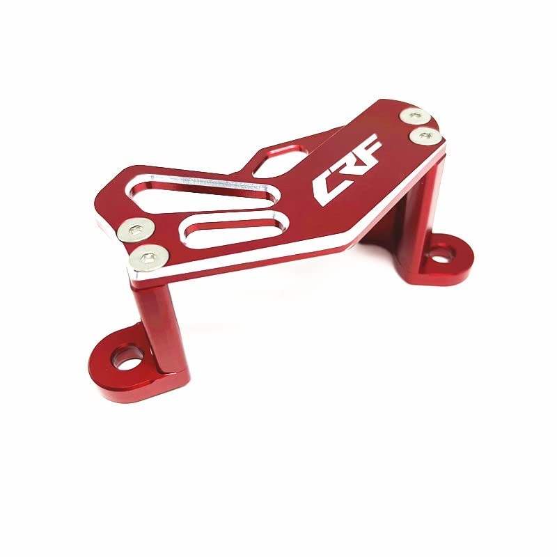 CRF250 Dirt Bike Rear Brake Disc Guard & Dirt Bike Caliper Guard red 1