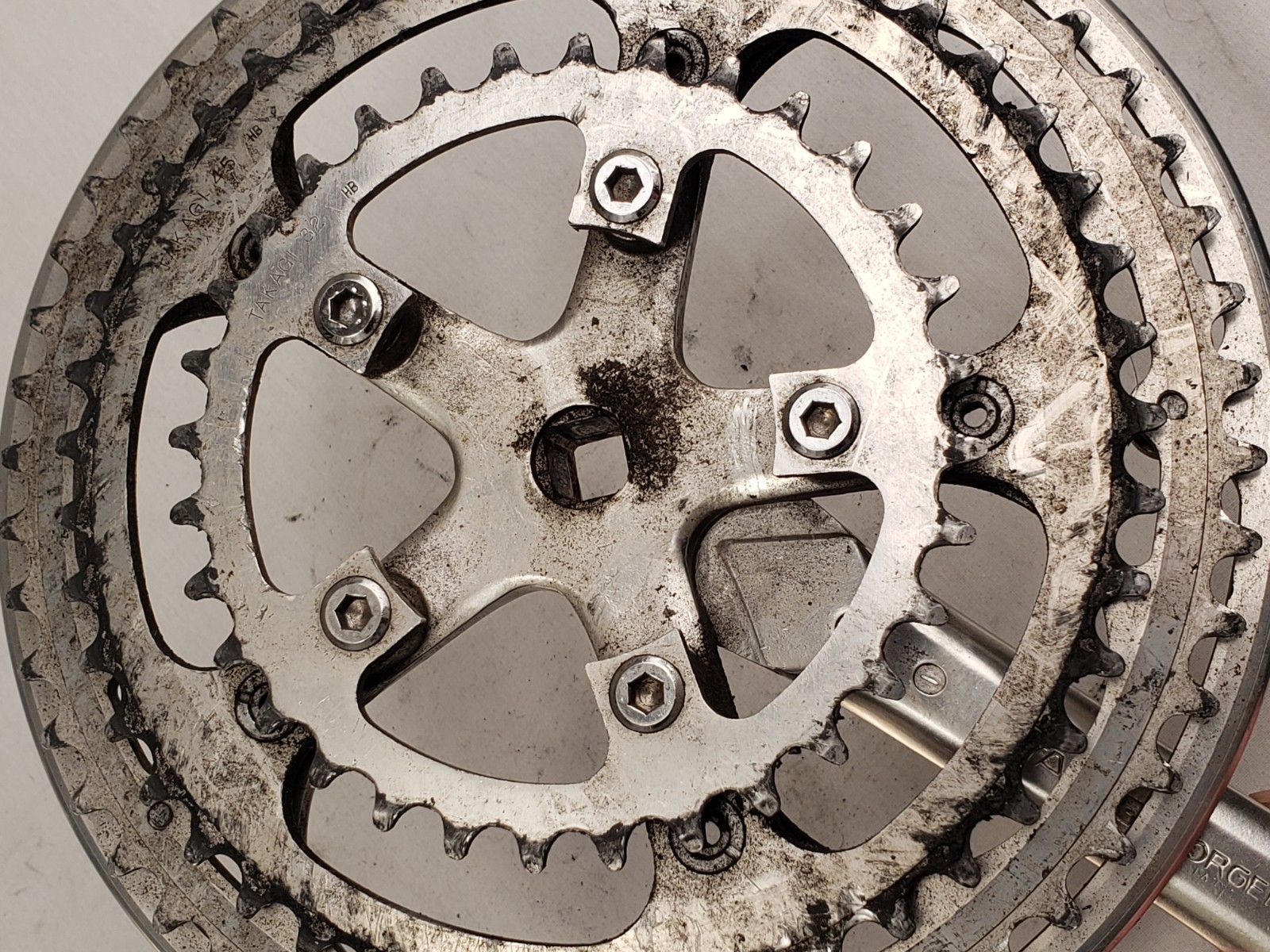 Tagaki Tourney A10 52-45-32 Half Step plus Granny Triple Crankset 170mm