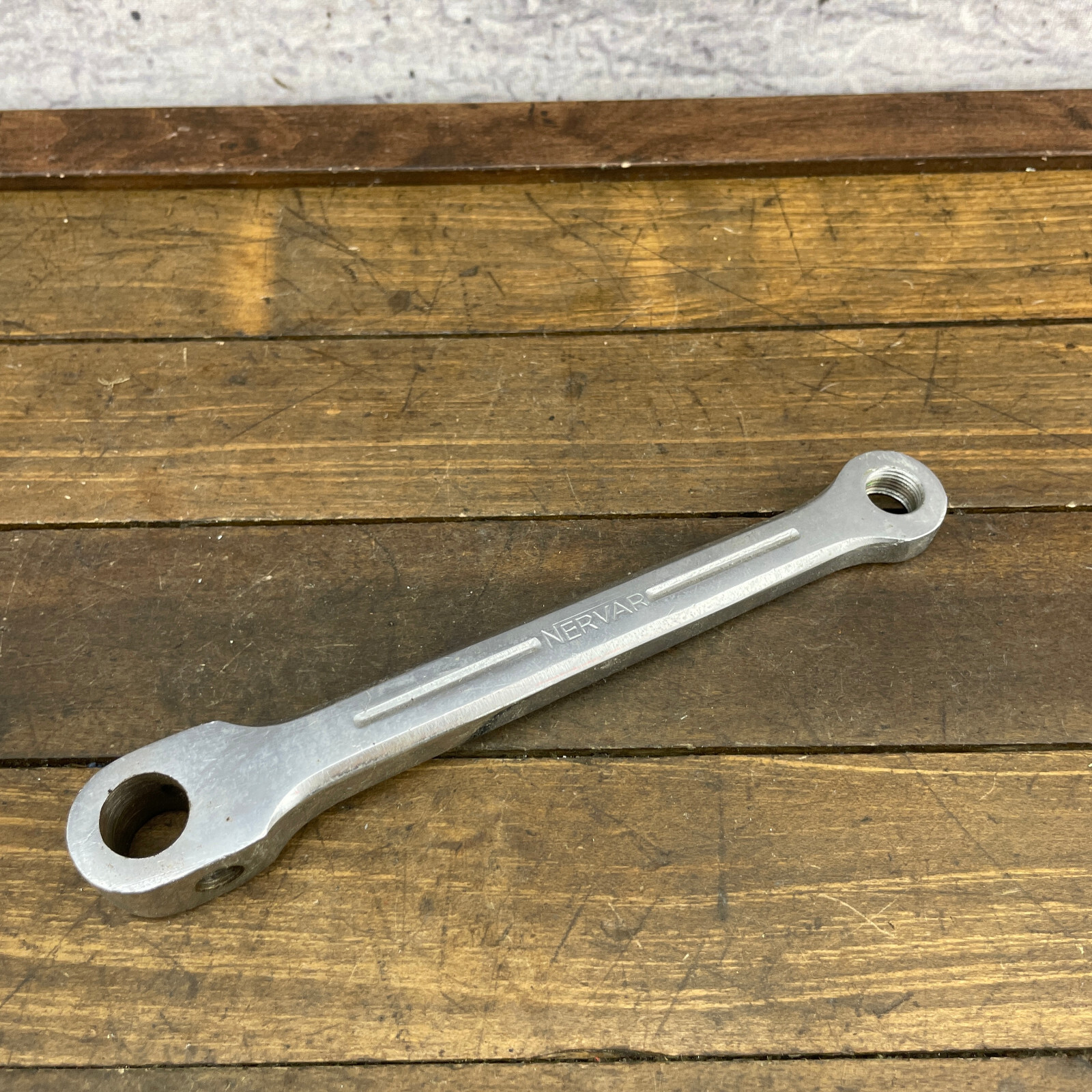 Vintage Nervar Crank Arm Left 170 mm Steel Chrome Cottered Peugeot Race A5