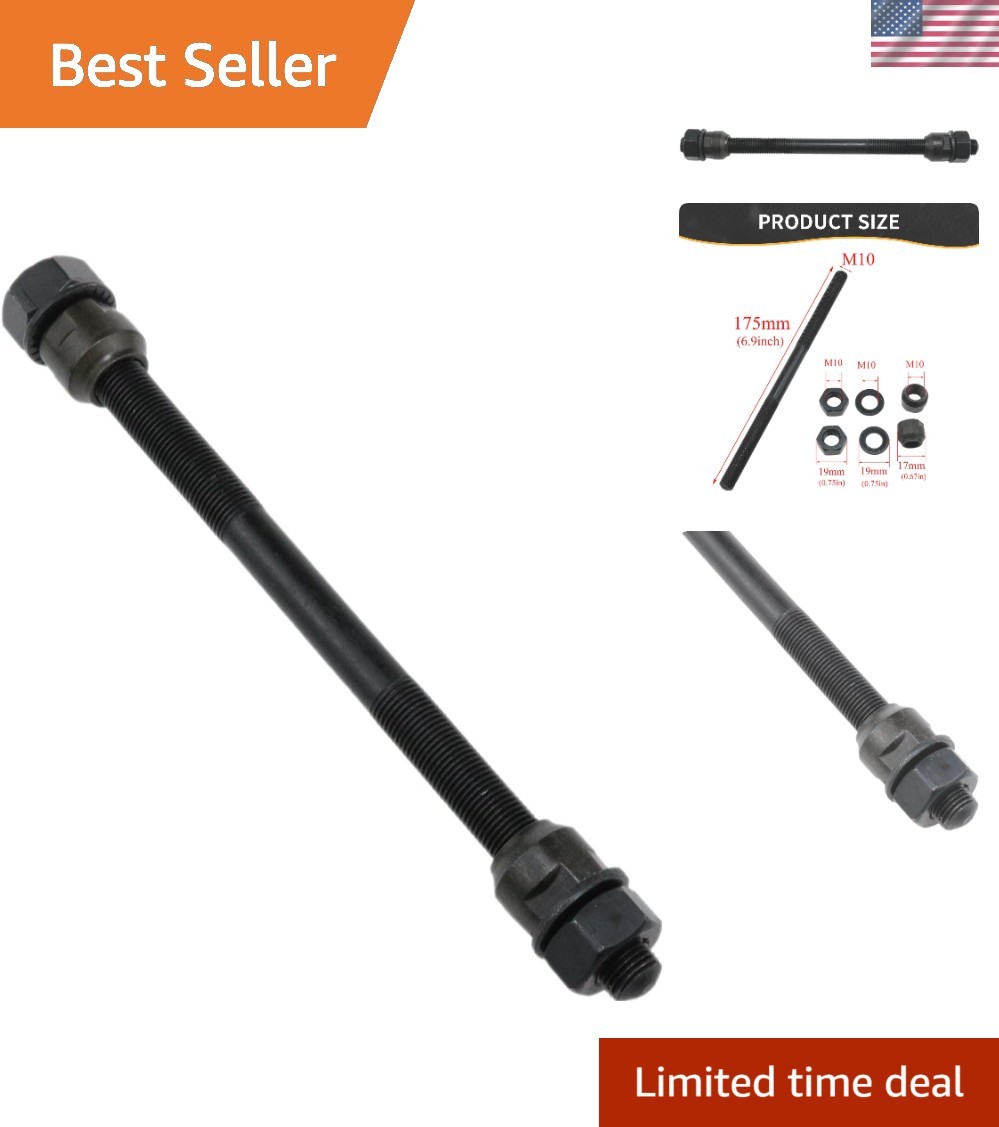 Precision Machined 154mm Gold Steel Bicycle Axle for Enhanced Riding Performance