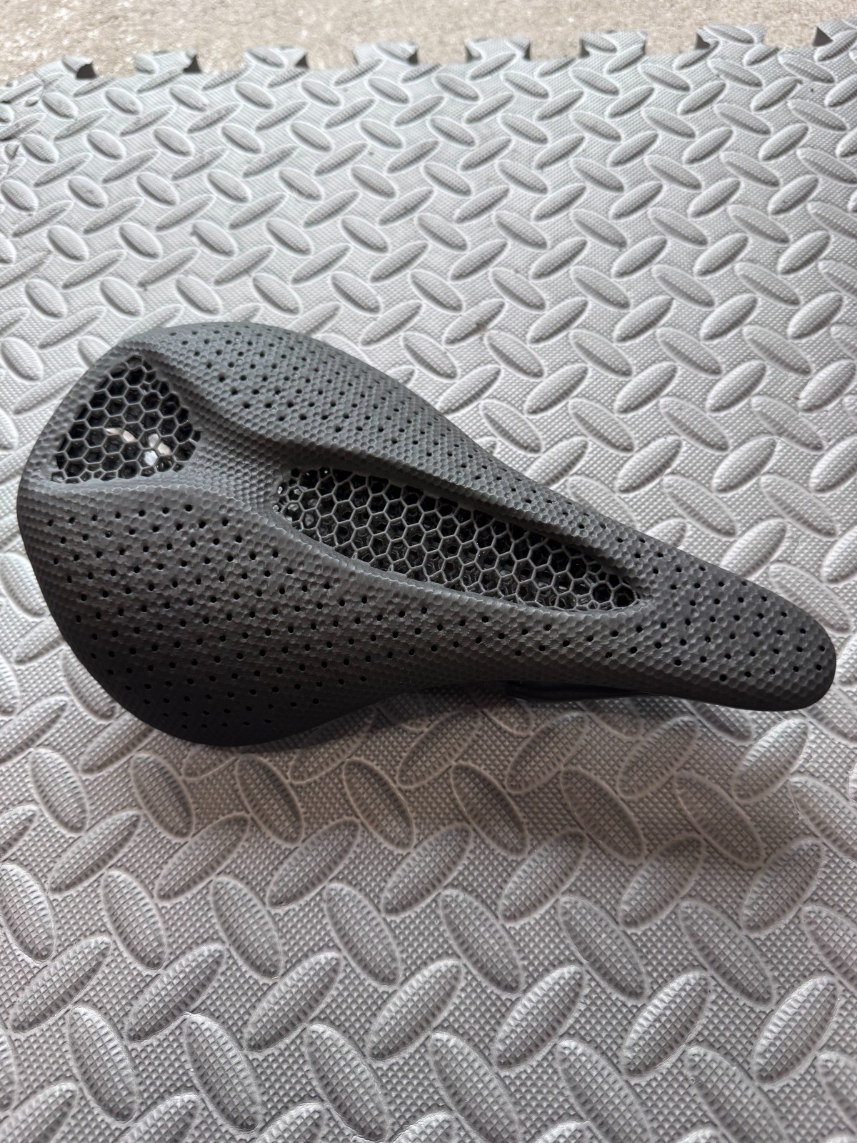 Specialized S-Works Power Saddle with Mirror 3D Printed 143mm Carbon Fiber Rails