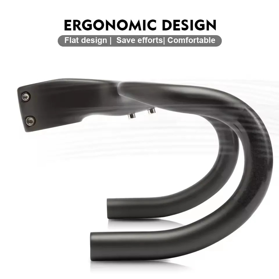 Carbon Handlebar 28.6mm Integrated Road Bike Handlebar Parts with Stem Spacer
