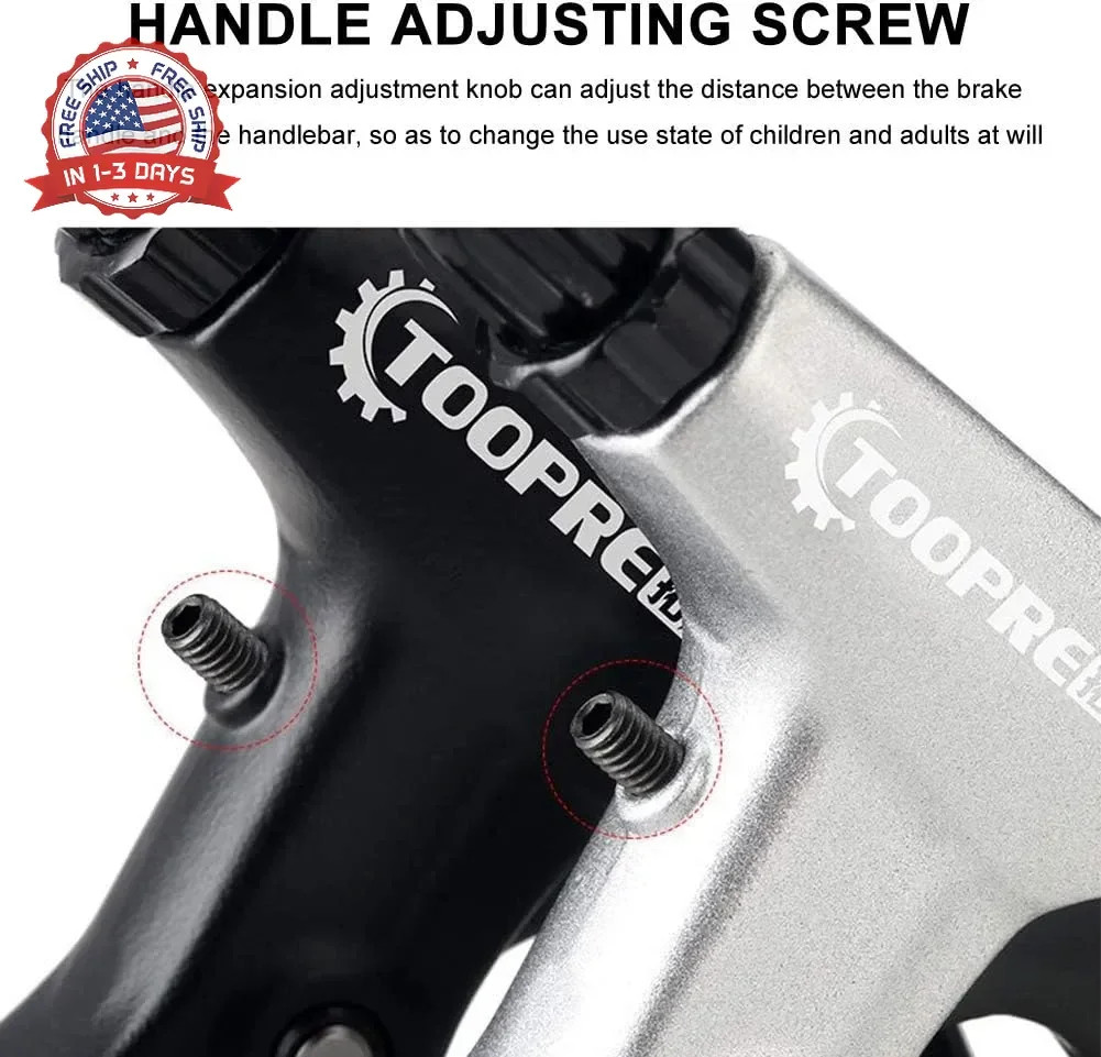 Xiaokeis 1 Pair Bicycle Brake Levers Aluminum Alloy Bicycle Brake Handle Left Ri