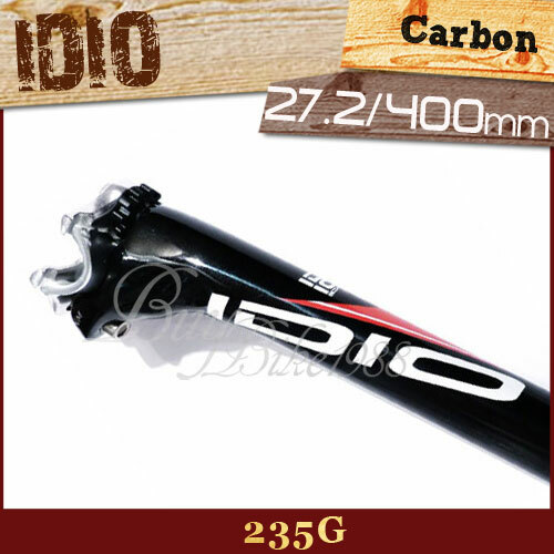 235G CARBON 20* 27.2MM X 400MM BLACK BIKE MTB ROAD SEATPOST CYCLING SEAT POST