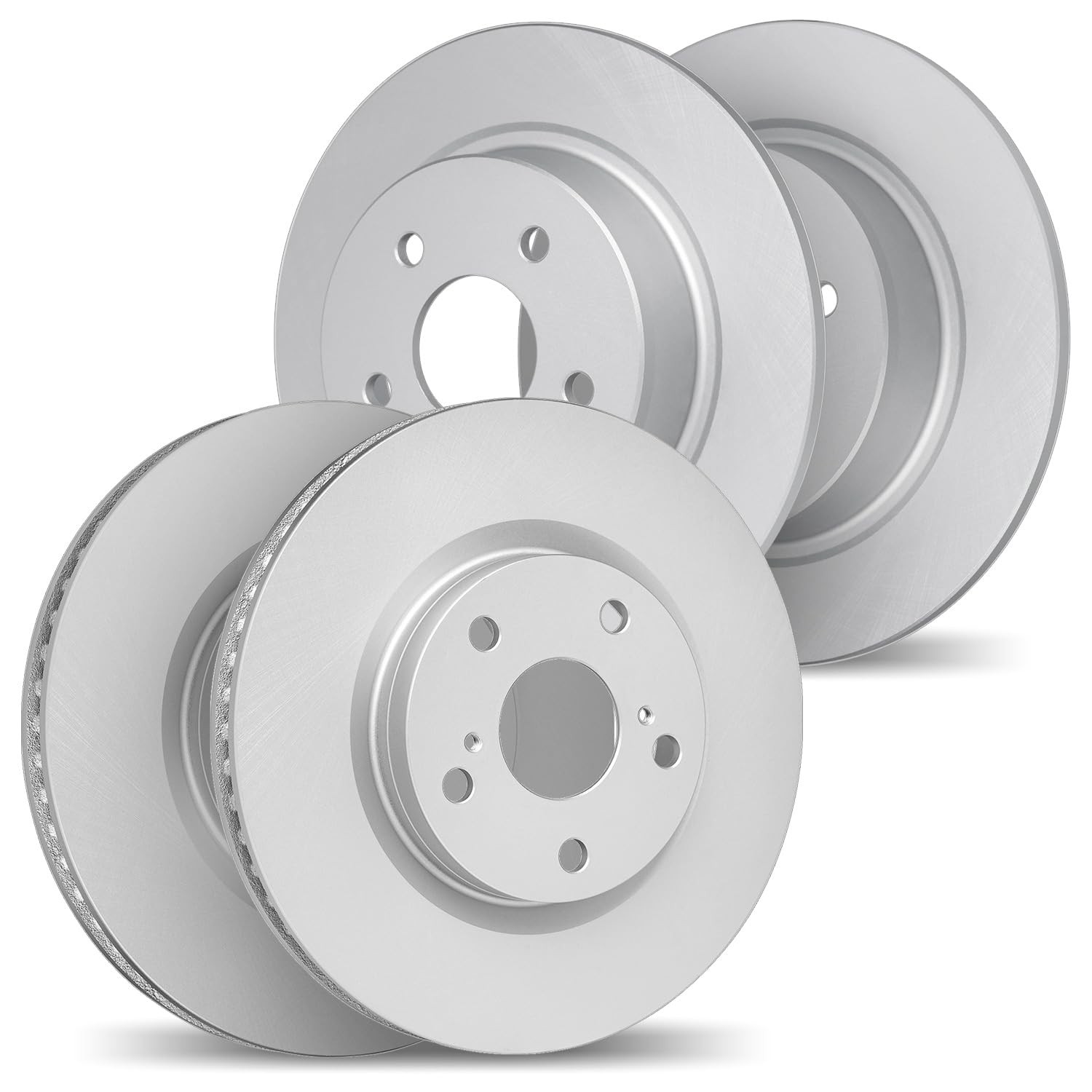 Dynamic Friction Company Front And Rear Brake Rotors Fits 2000-2008 Audi A4