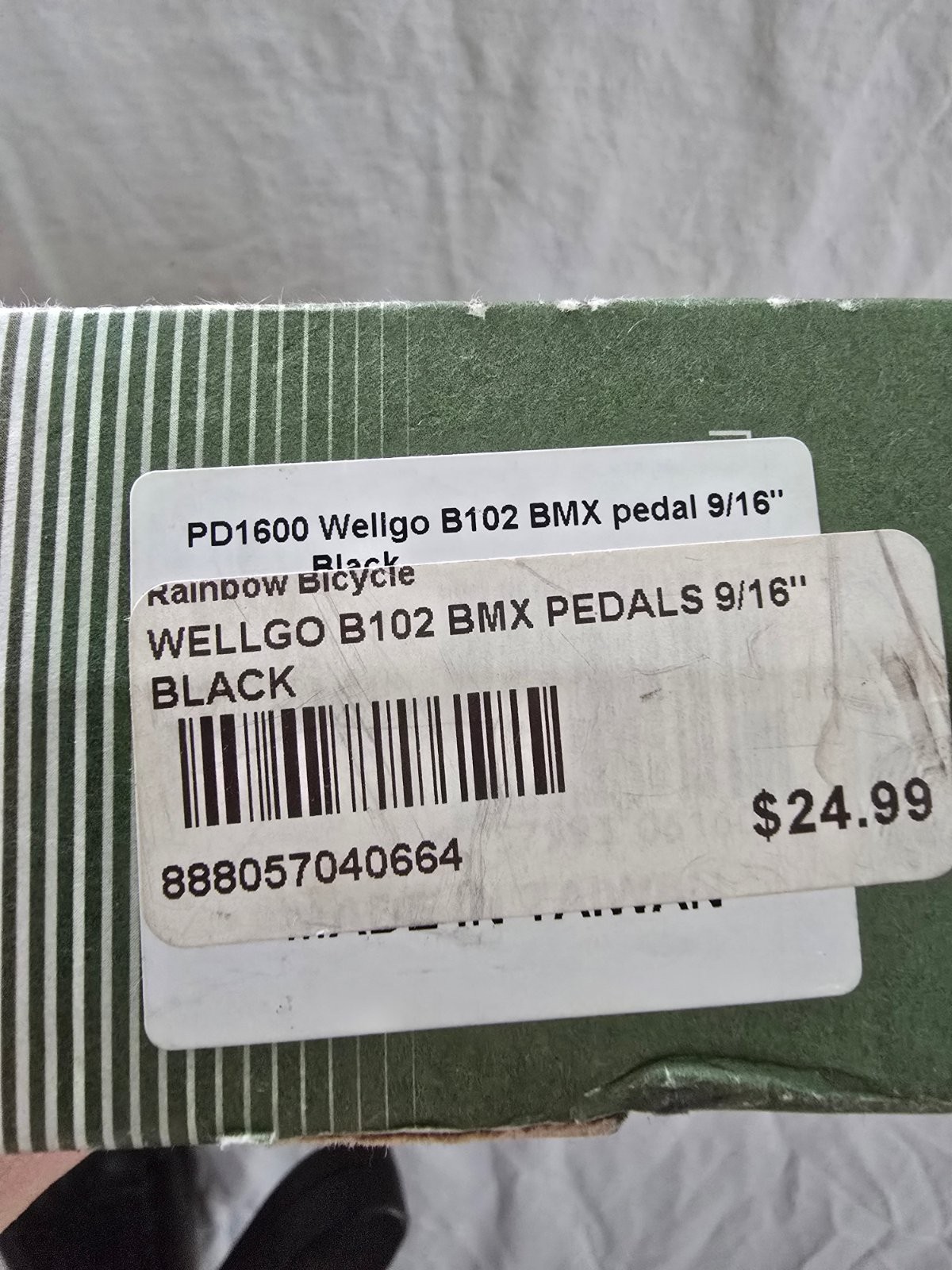 Wellgo B102 BMX Bike Pedals B102 Black Size 9/16″ NEW
