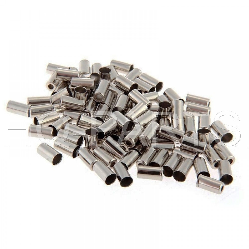 25 BICYCLE DERAILLEUR BRAKE CABLE HOUSING BRASS FERRULES CAP 5mm