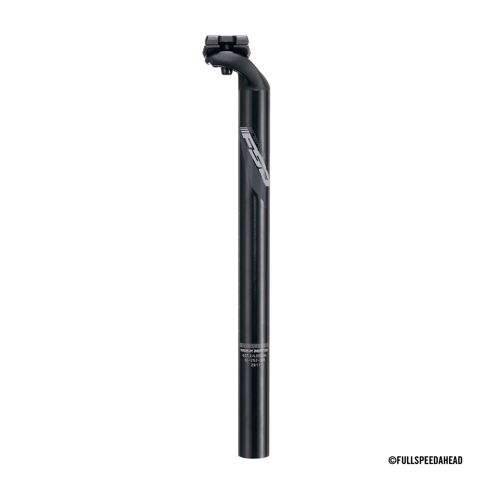 FSA Energy ALLOY SEATPOST 27.2X350mm SB-20 BLACK 278g Two Bolt Clamp