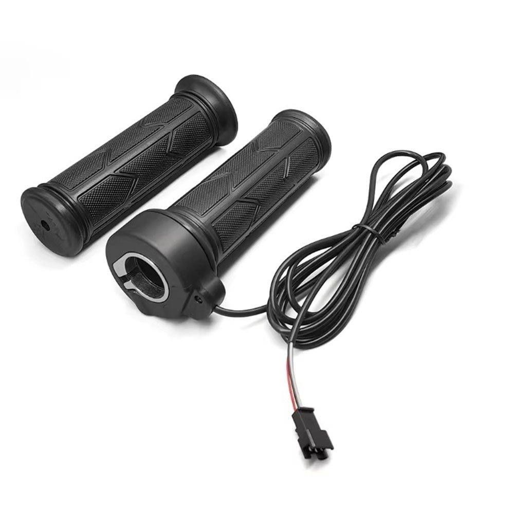 Electric Bike 12V-72V 192X Full Twist Throttle Handle Grips SM/WP Plug