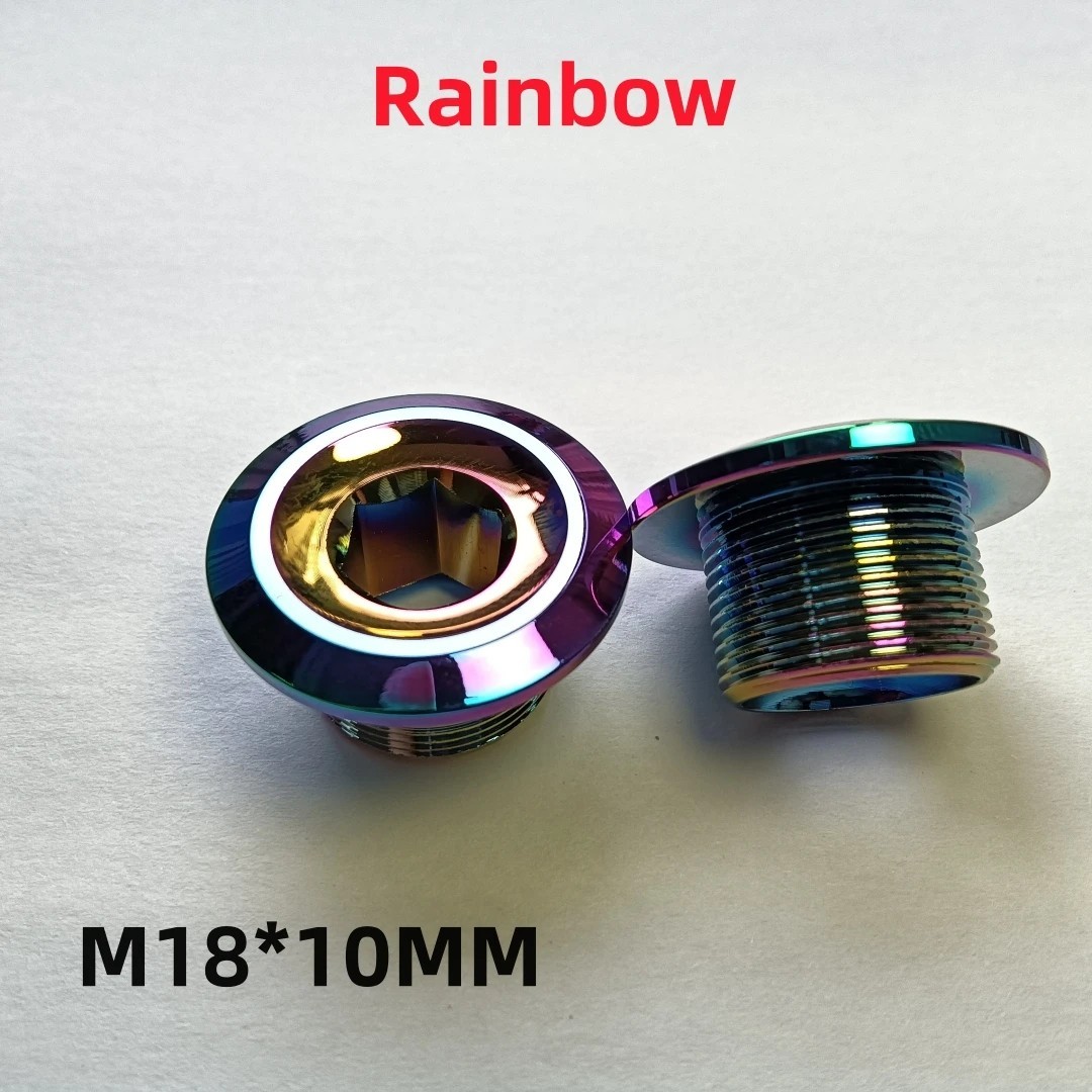 Bike Crank Arm Bolt M18 M19 M20 10mm BB Screw MTB Road Alloy CNC