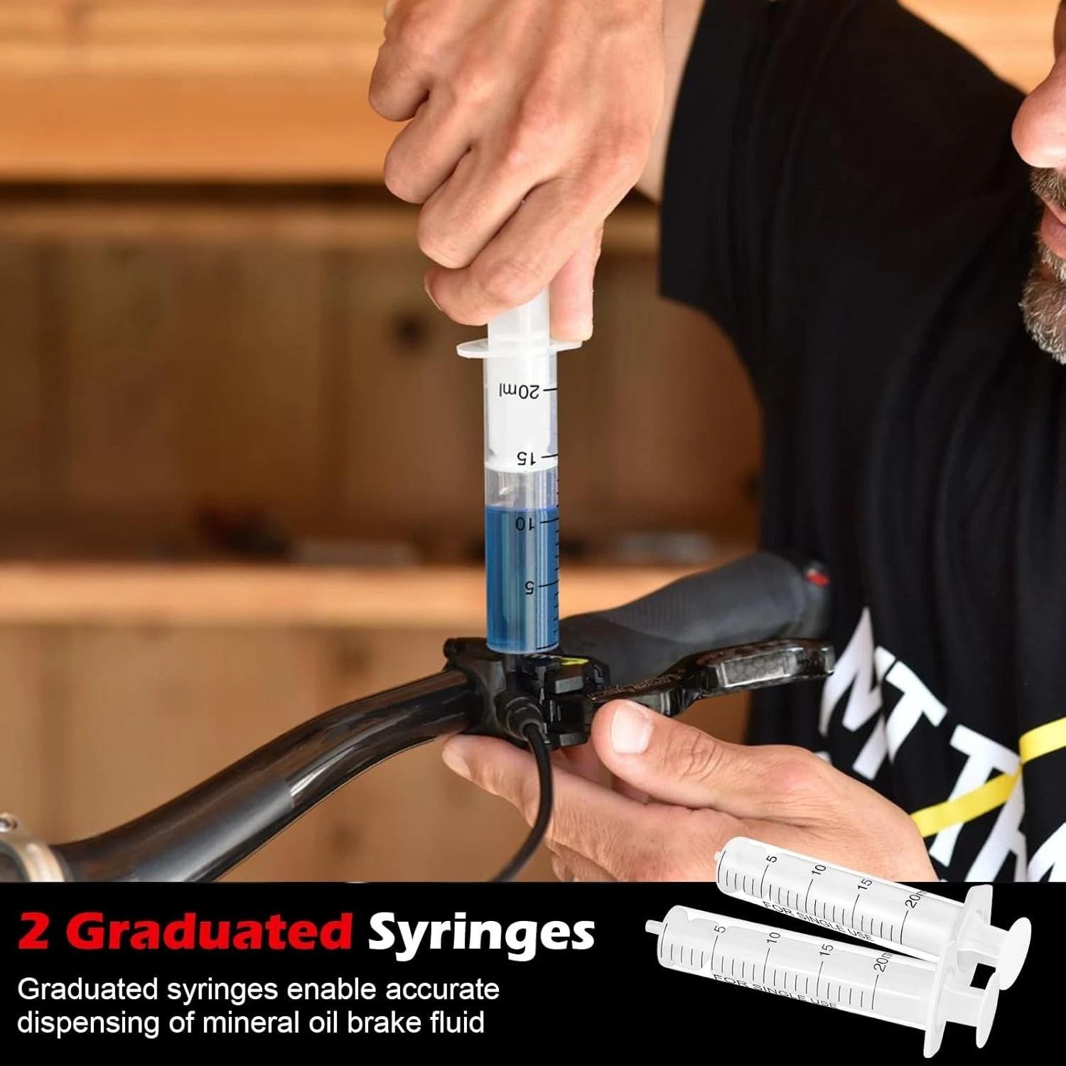 Magura Brake Bleed Kit W/ Mineral Oil 120ml Hydraulic Disc Bicycle Bleeding Set