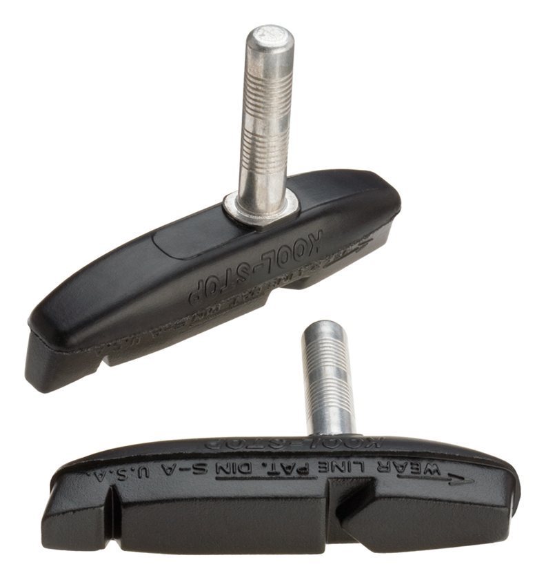 KOOL STOP EAGLE CLAW II CANTILEVER BRAKE PADS SMOOTH POST BLACK COMPOUND