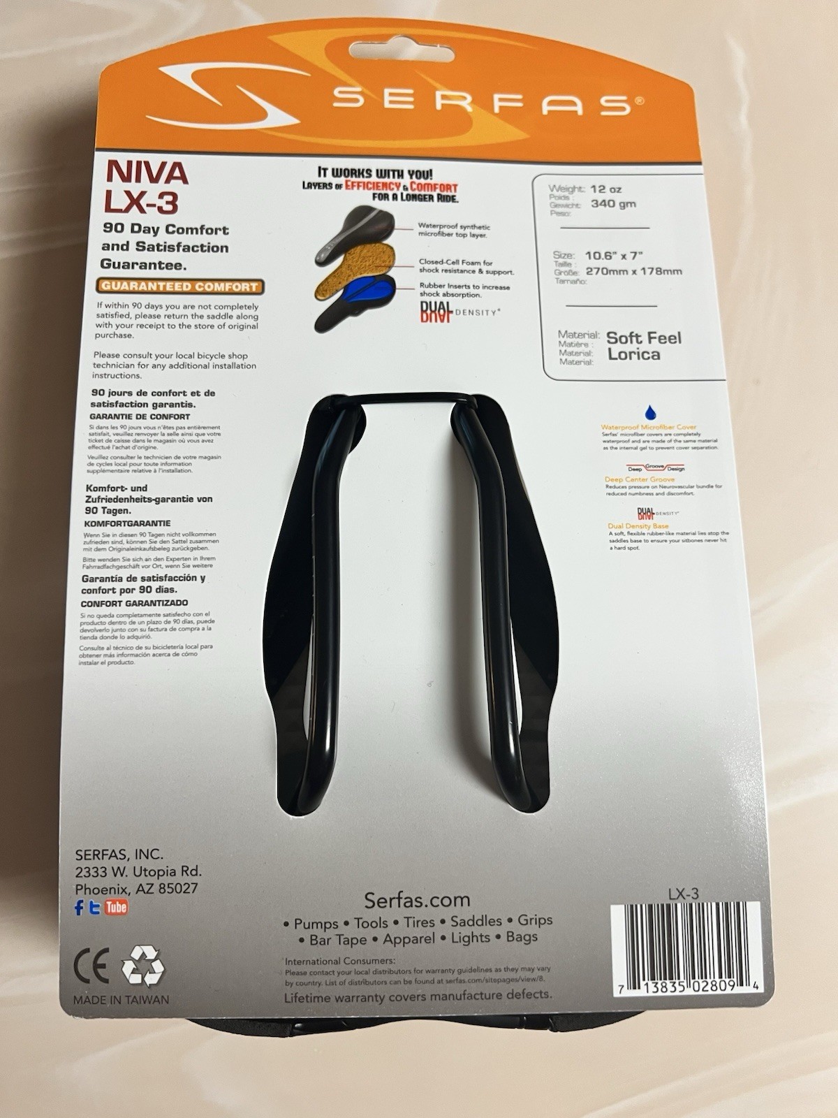 Serfas Women’s Niva Chromoly Saddle
