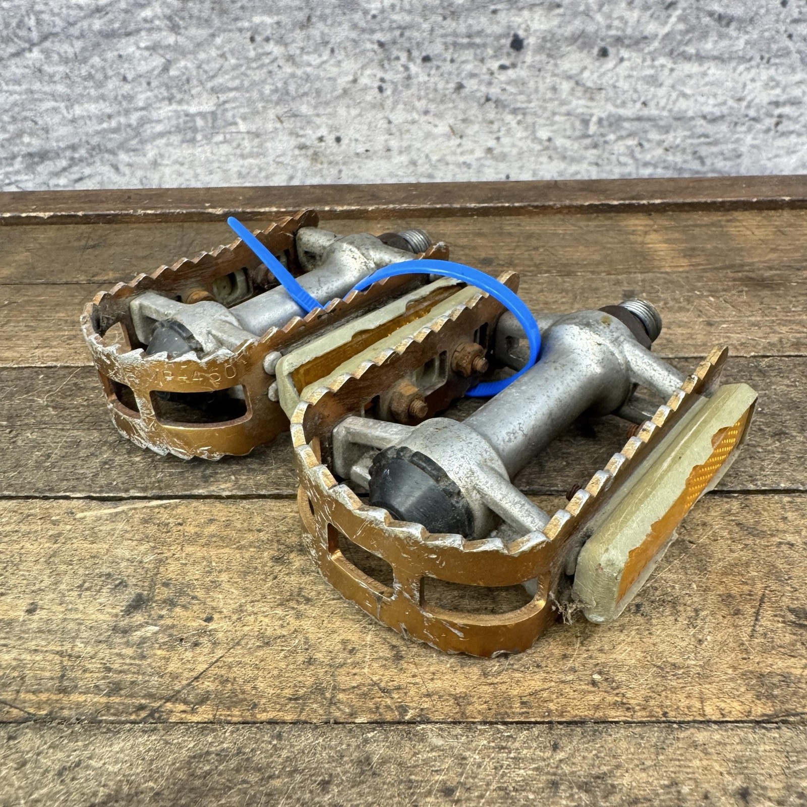 Vintage VP-450 BMX Bike Pedals 9/16 Old SChool BMX Alloy 3pc 1980s