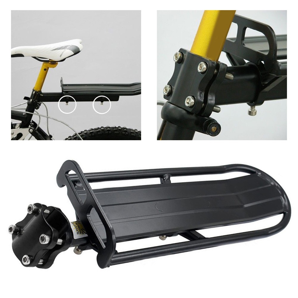 Retractable Aluminum Alloy Bike Rear Rack Luggage Carrier for Mountain Bikes