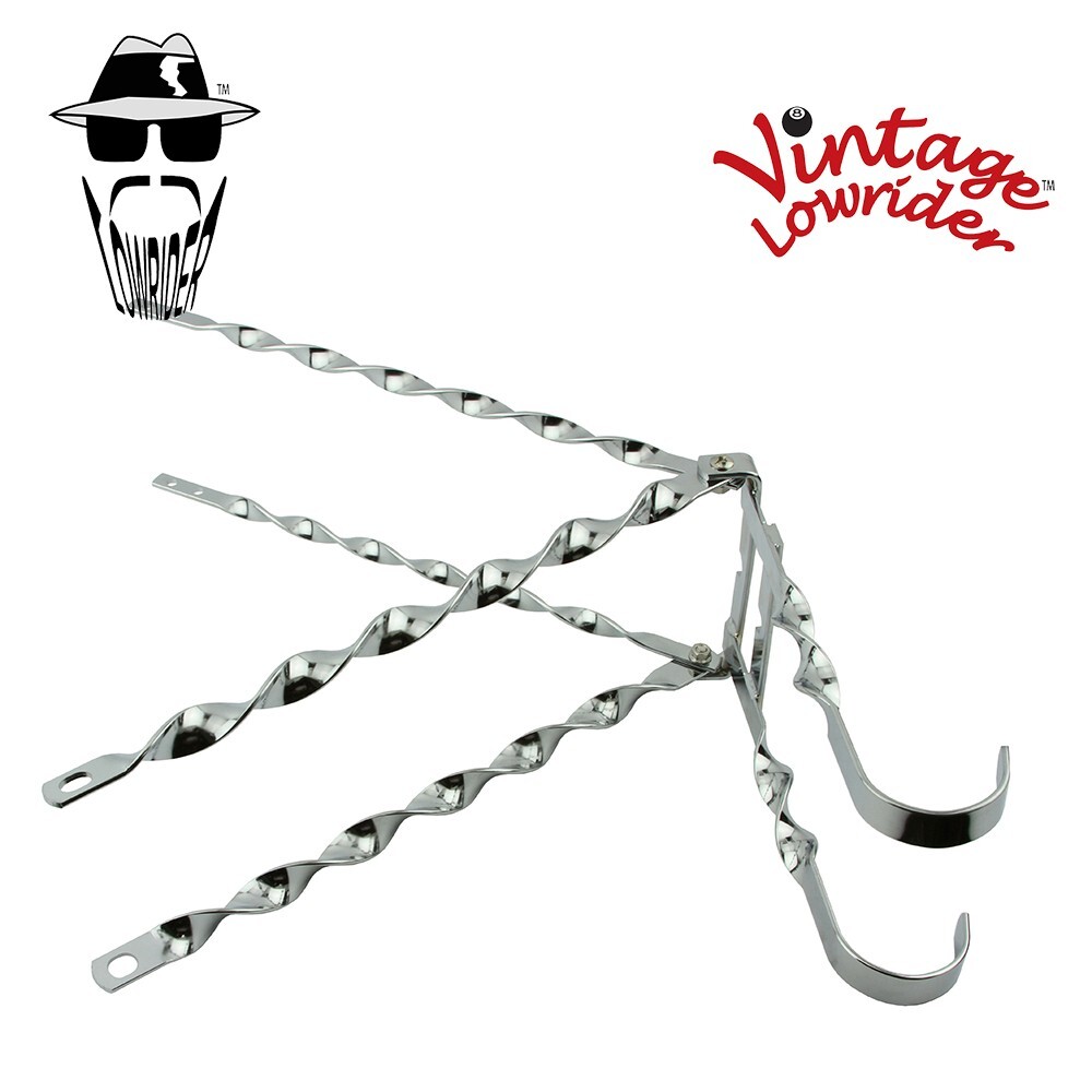 F&R ORIGINAL LOWRIDER 26″ Continental Kit Flat Twisted Steel Chrome 26″ Bicycles