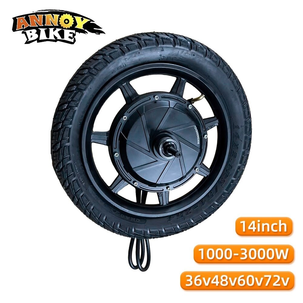 14 inch 36V-72V 1500W-3500W Electric Bicycle High Speed Motor with Tire