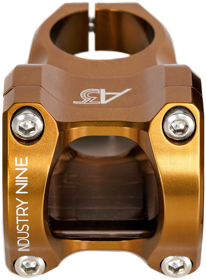 Industry Nine A35 Stem – 50mm, 35mm Clamp, +/-6, 1 1/8″, Aluminum, Bronze
