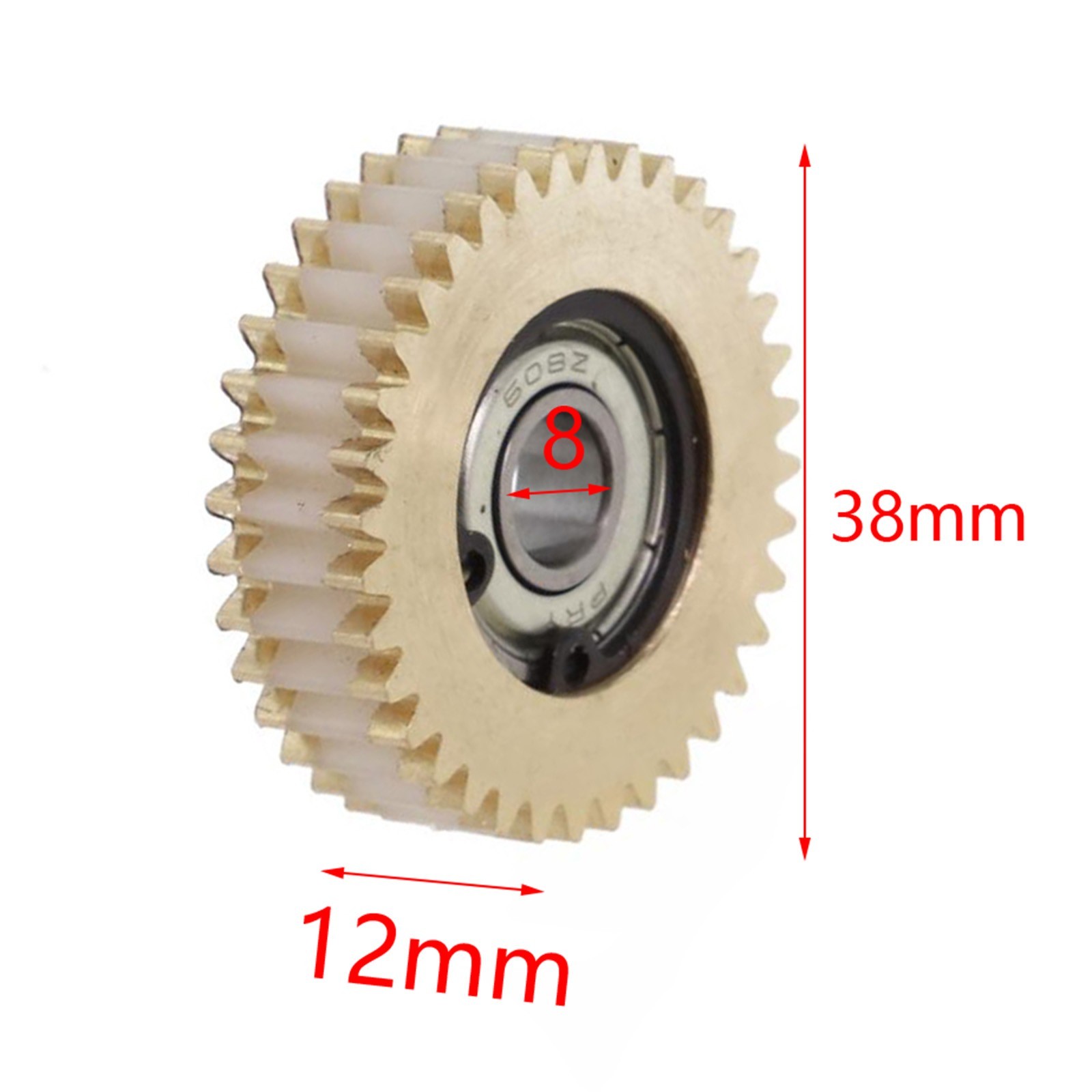 Gears 36 Teeth Nylon+Steel/Copper With Bearing 3pcs Components Cycling