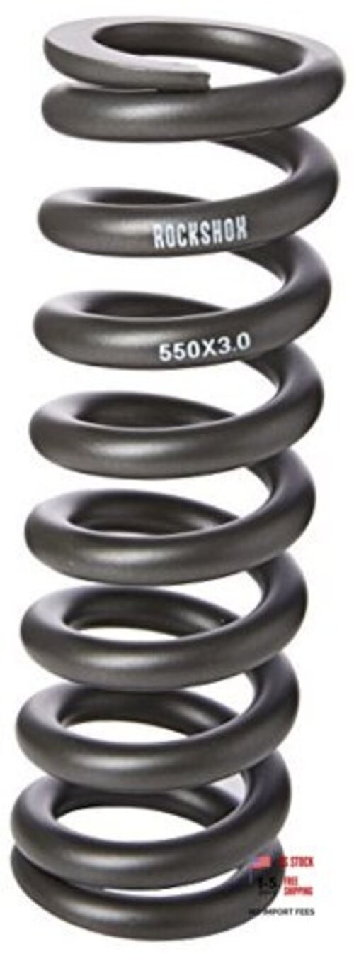 Vivid/Kage Spiral Rear Shock Absorber Spring 240 x 76 mm 400 lb Grey