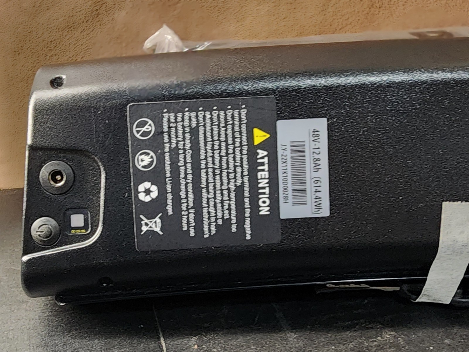 New 48V 12.8Ah 614.4Wh E-Bike