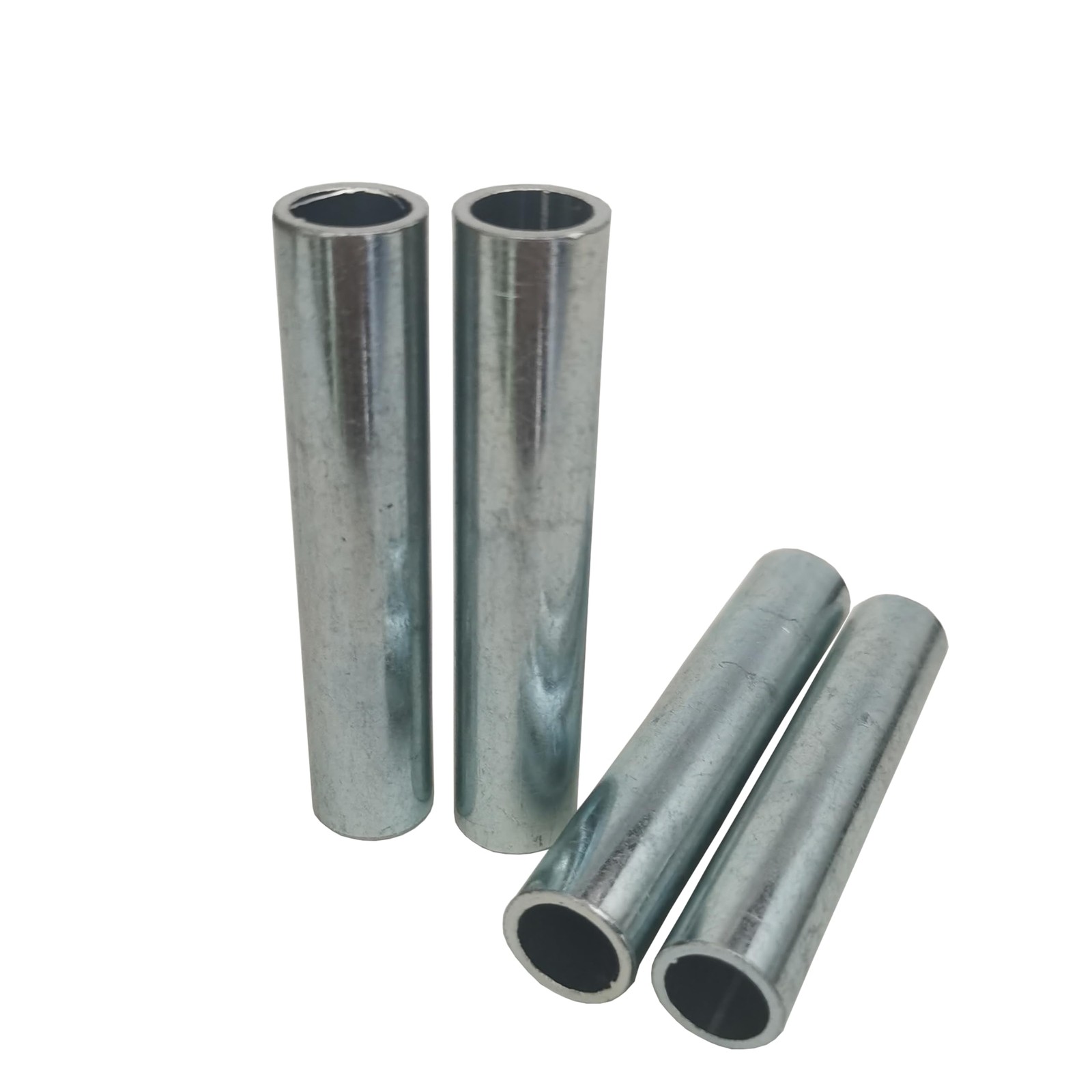 4pcs ID 11mm OD 14mm Front & Rear Wheel Axle Spacer Bushing Silver 71MM