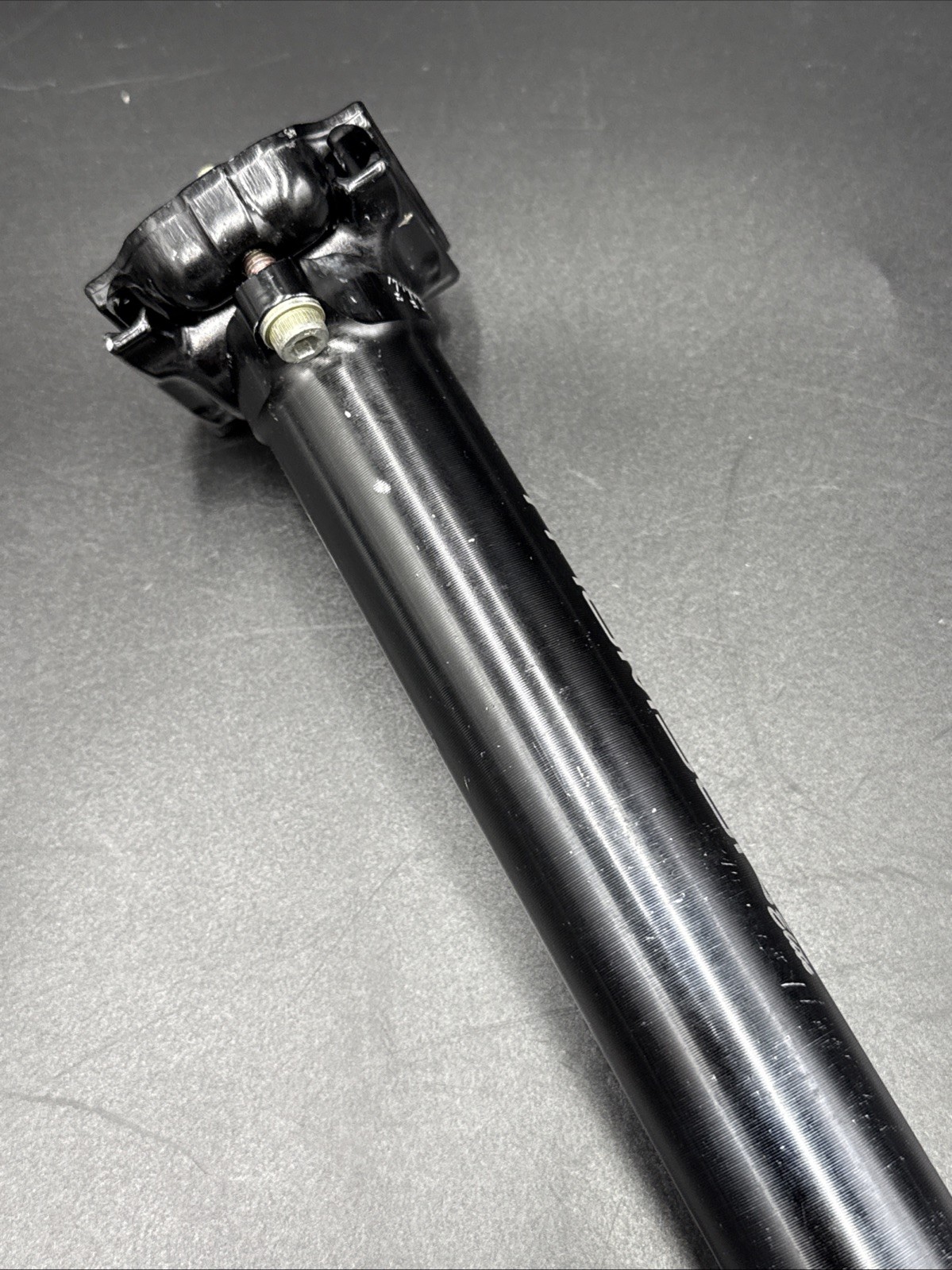 THOMSON Elite ZERO Setback 31.6mm x 367mm Black Seatpost VERY GOOD USED