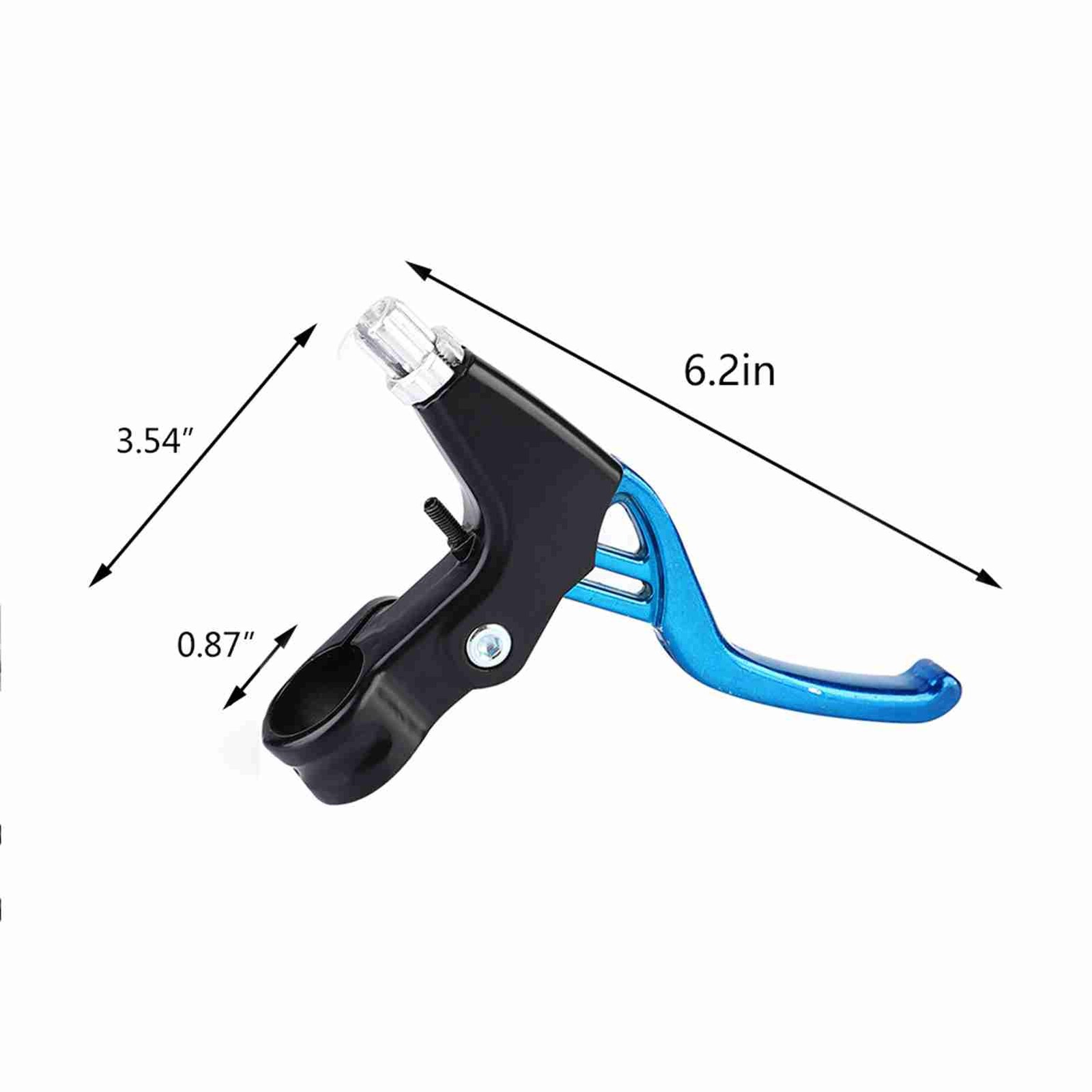 (Blue) 1Pair Alloy Brake Levers Lightweight Durable For Mountain Bikes Excellent